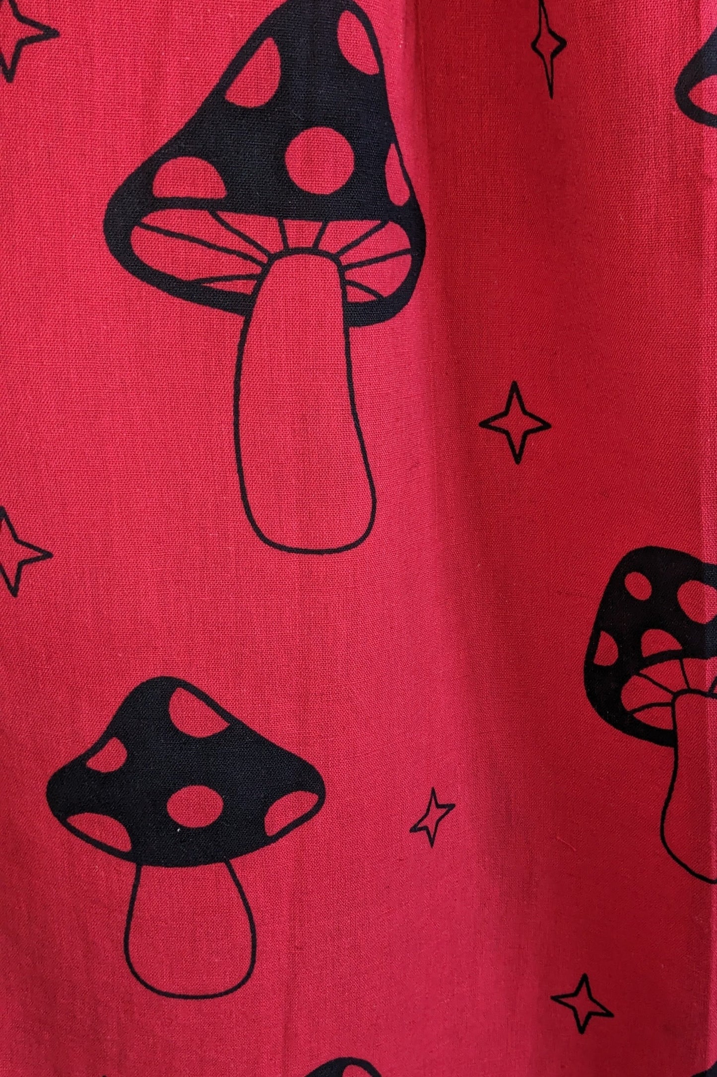 Red & Black Mushroom Tote