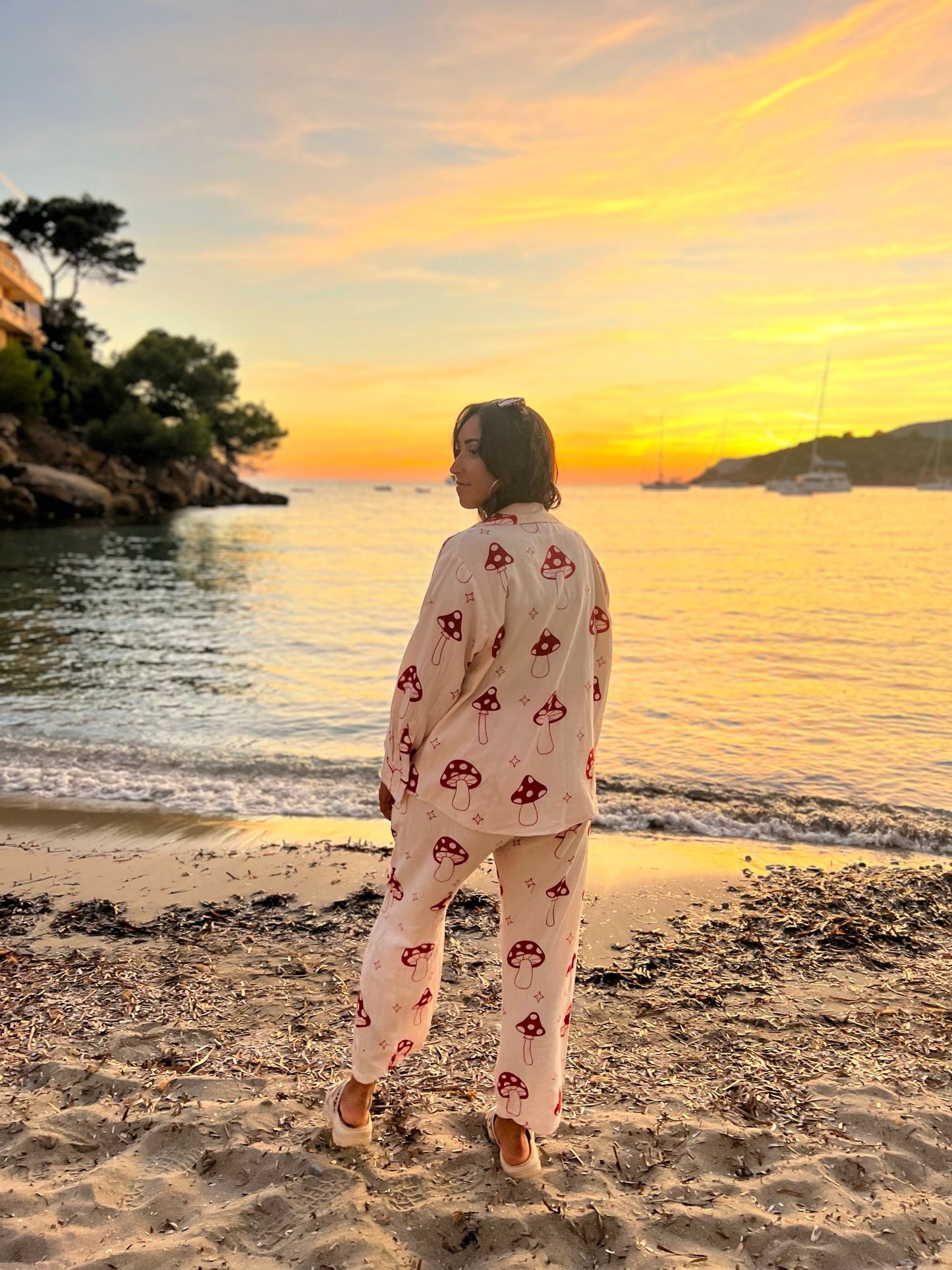 Magic Mushroom Straight Leg Trousers