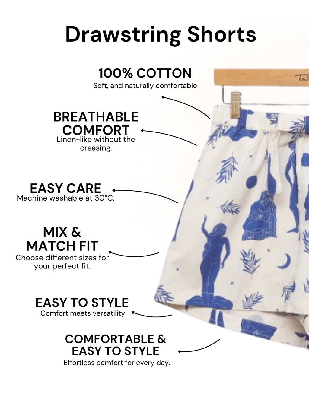 Orange Harvest Drawstring Shorts