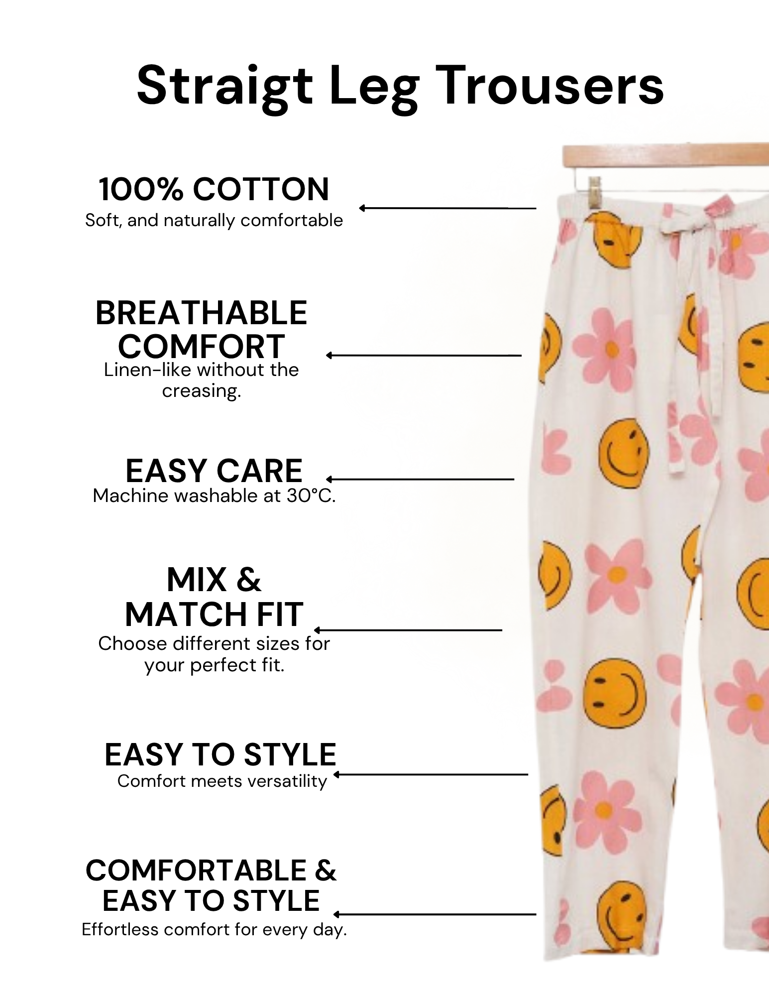 Moonlight Rituals Straight Leg Trousers