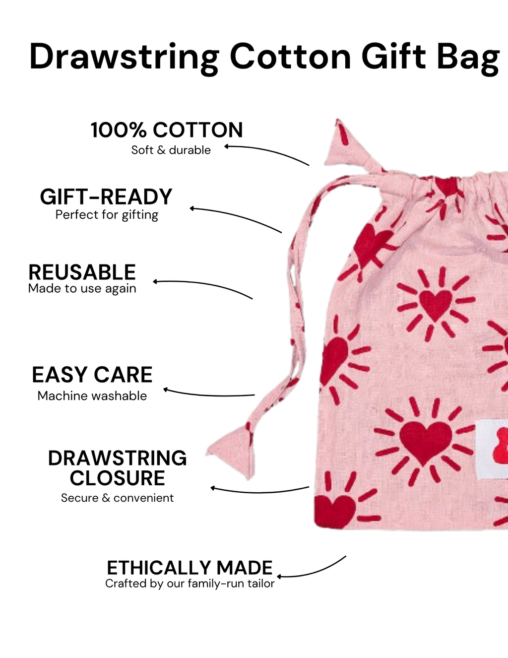 Drawstring Cotton Gift Bag
