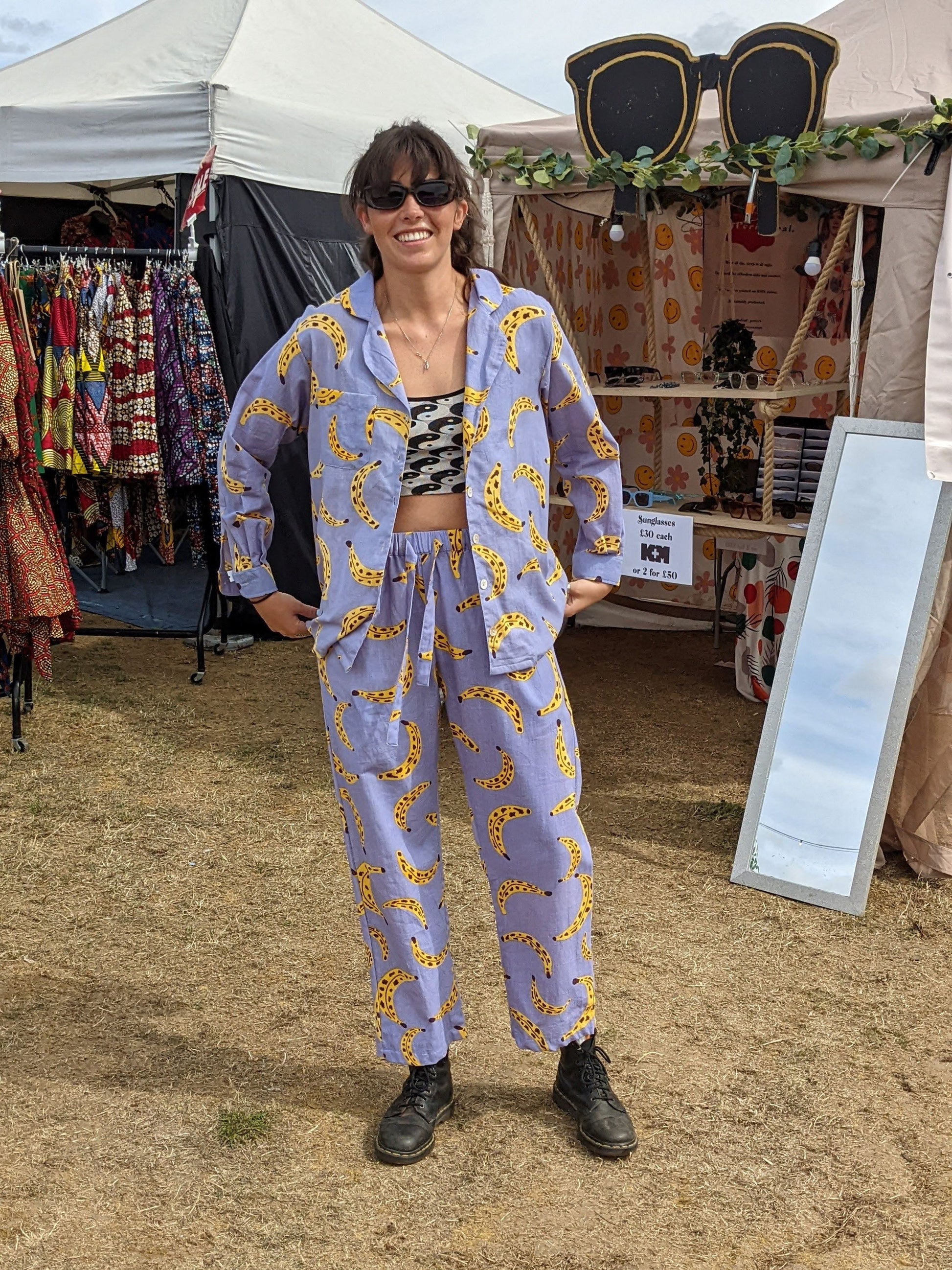 Cool Bananas Straight Leg Trousers