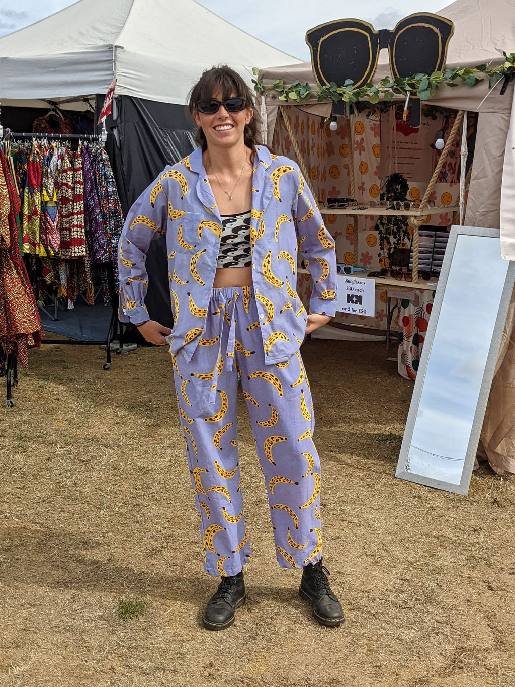 Cool Bananas Straight Leg Trousers