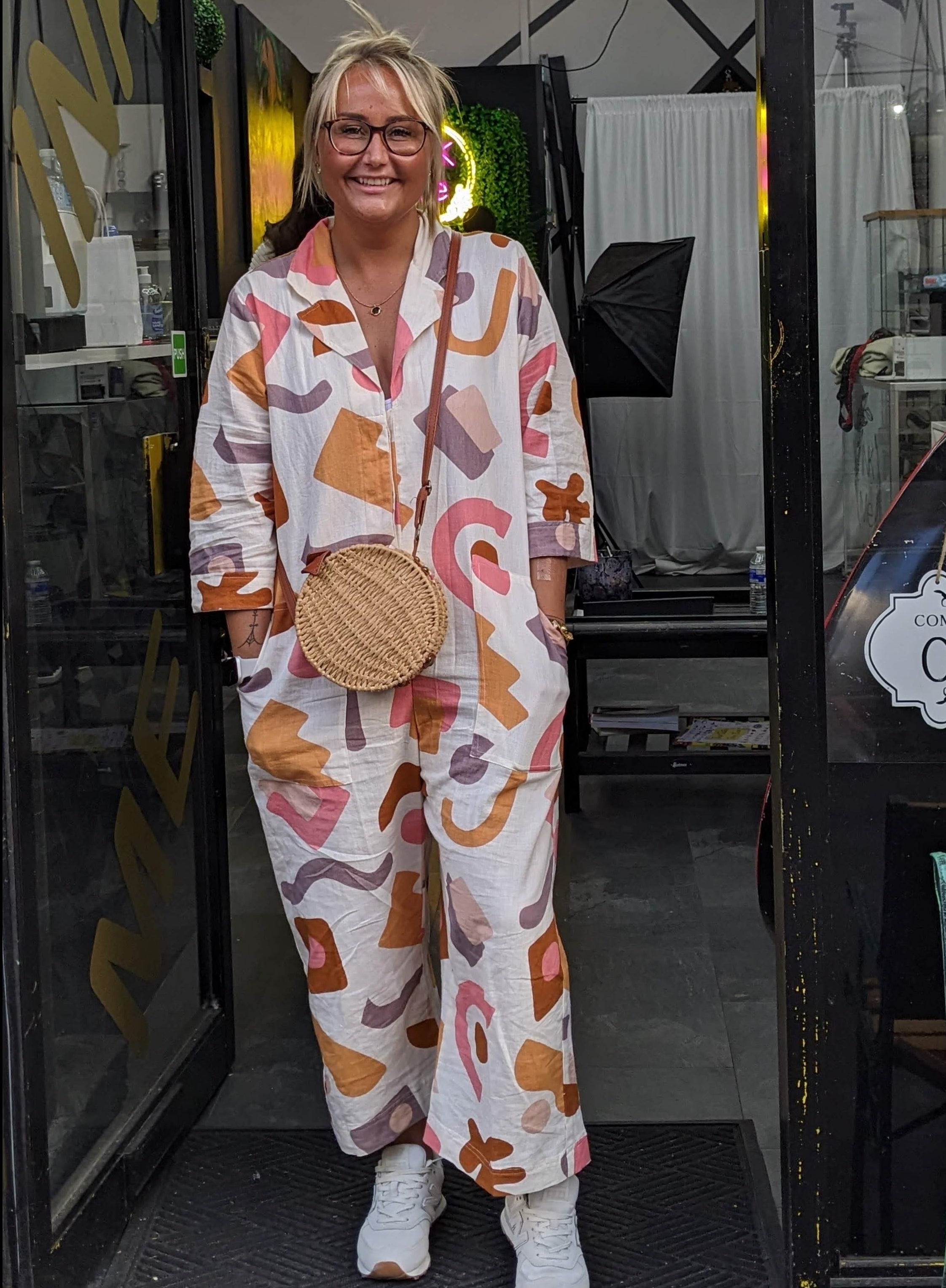 Abstract Jumpsuit