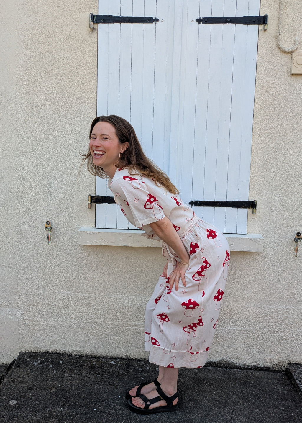 Magic Mushroom Wide Hem Culottes