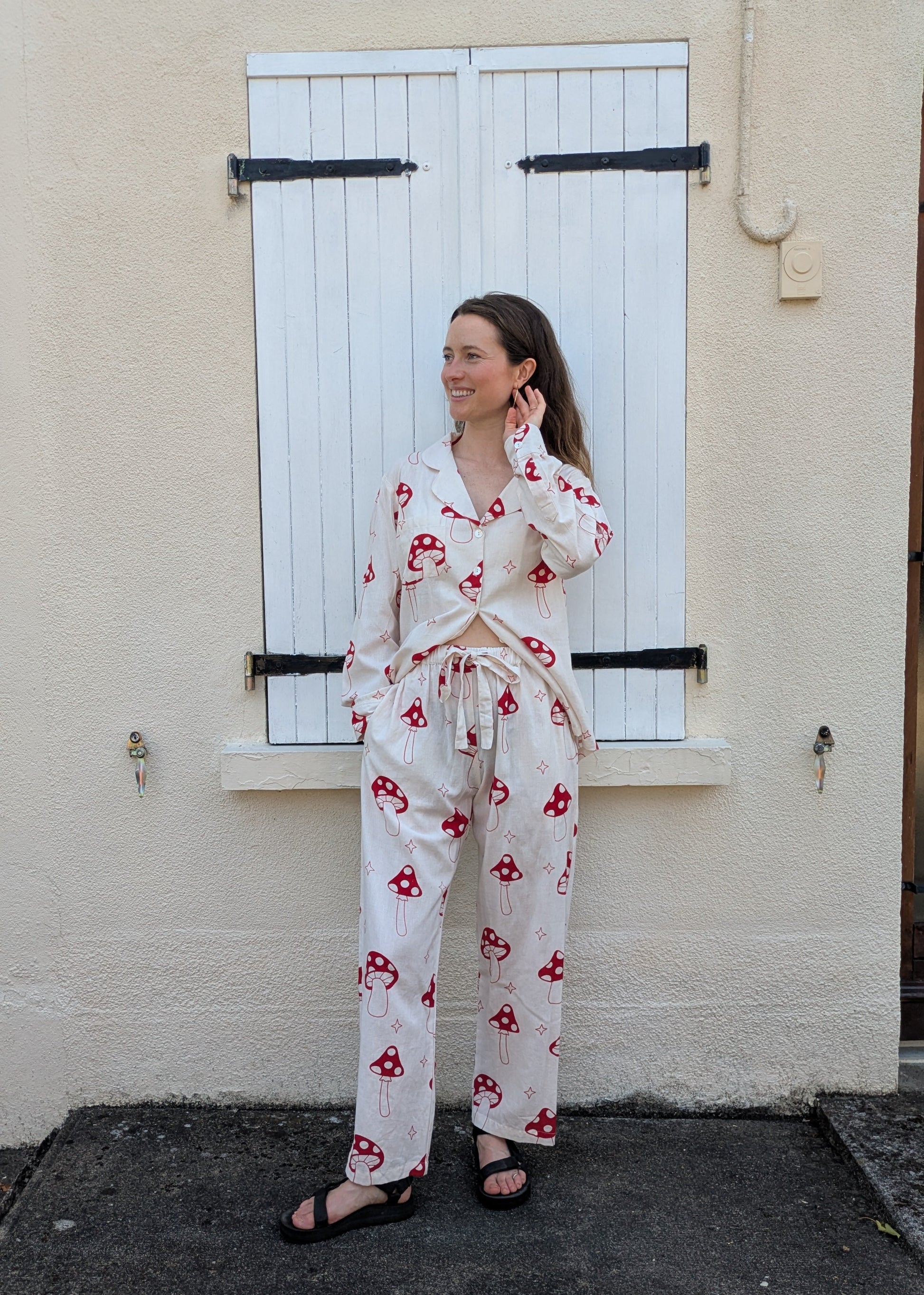 Magic Mushroom Straight Leg Trousers