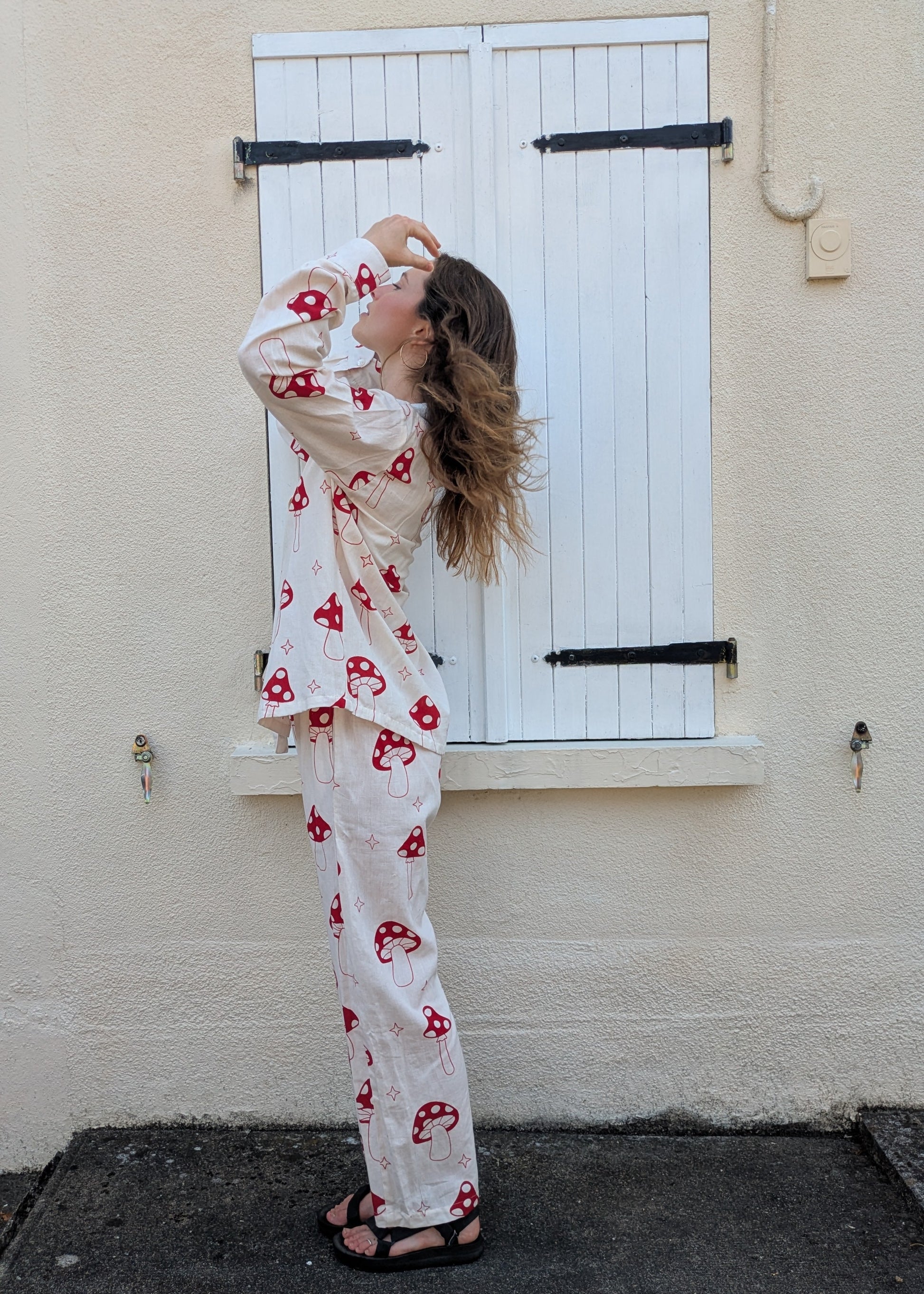 Magic Mushroom Straight Leg Trousers