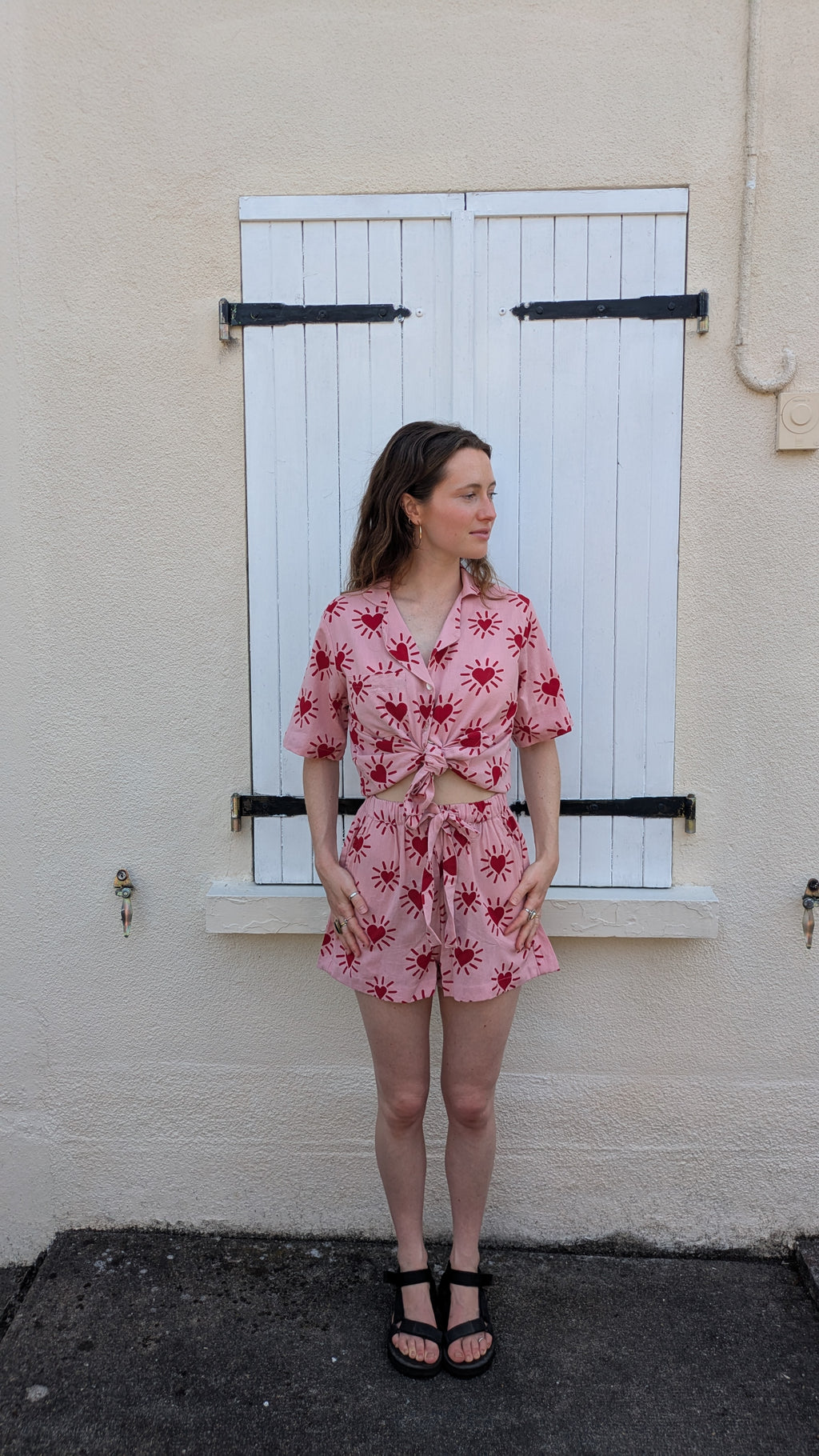 Love Shine Drawstring Shorts