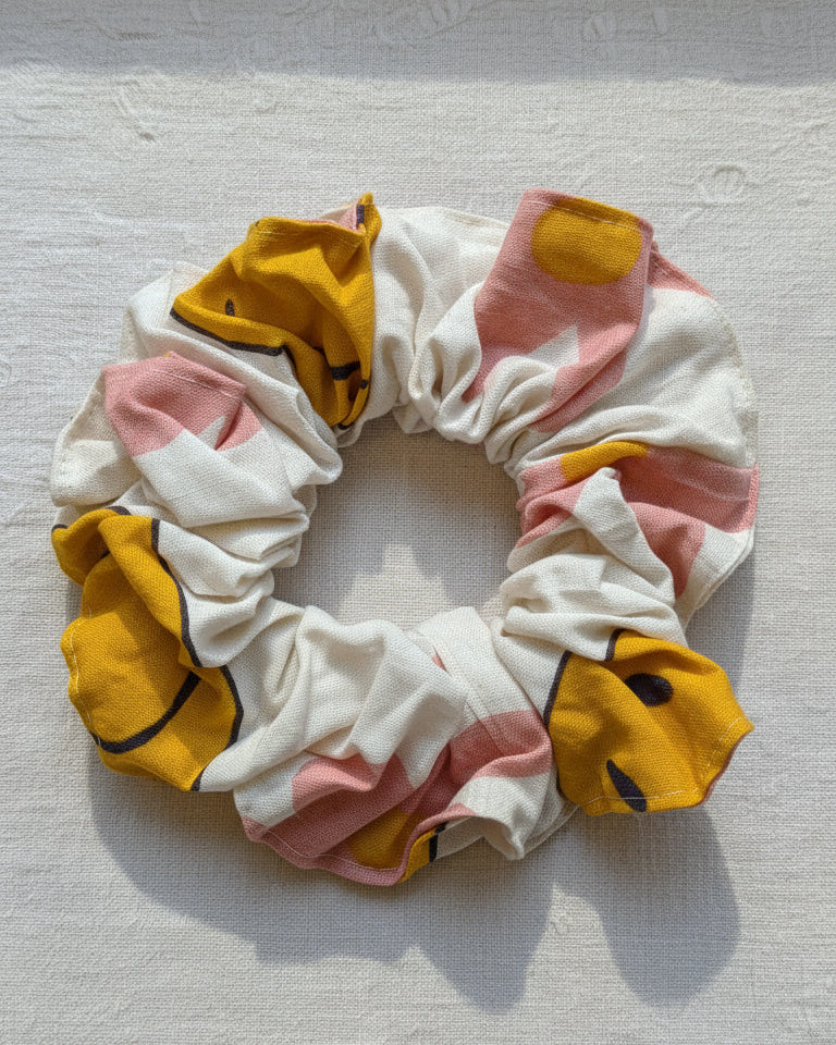 Large Happy Hippy Scrunchie