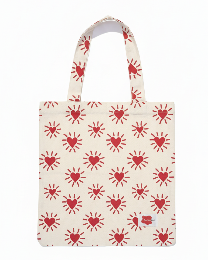 Love Shine Giant Tote Bag (Blush Pink)