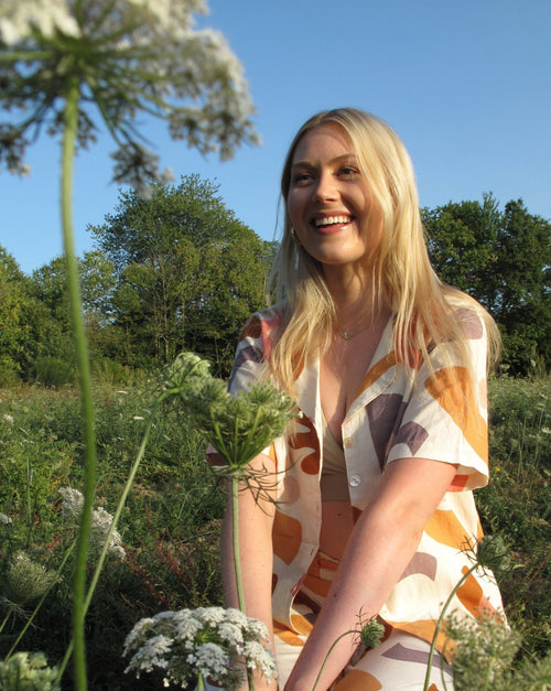 Abstract Drawstring Shorts - Periodical Powers