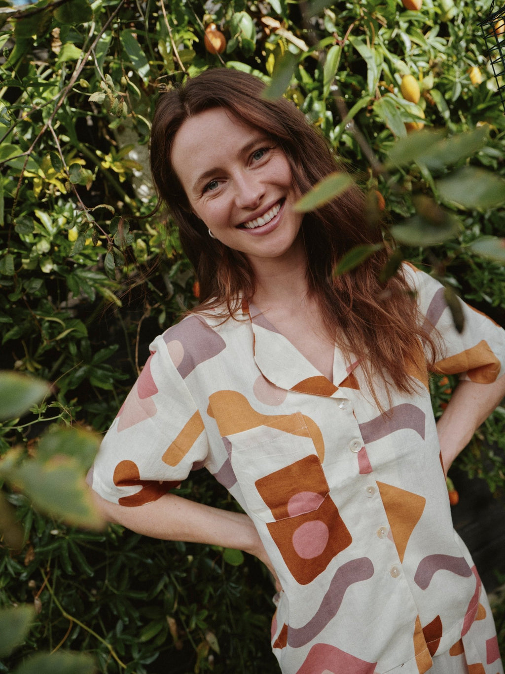 Abstract Short Sleeve Shirt - Periodical Powers