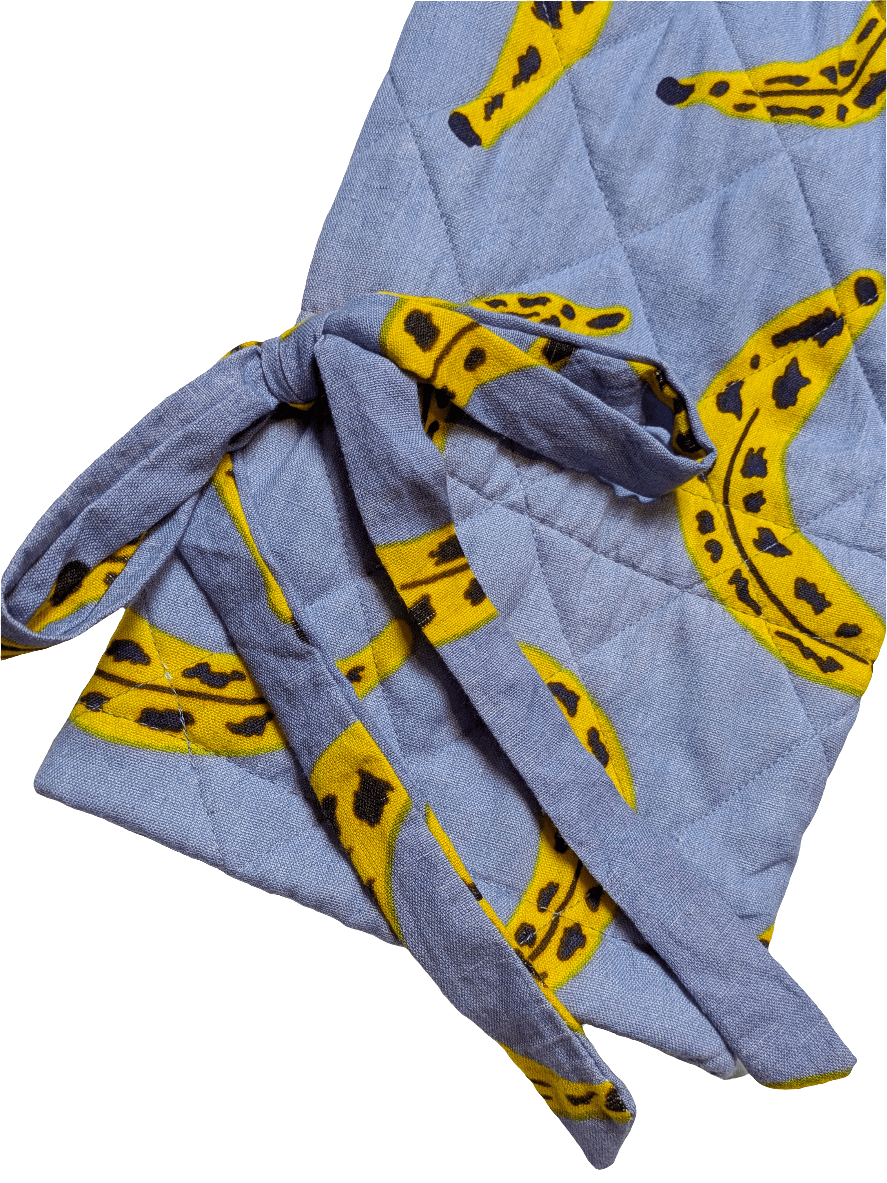 Cool Banana / Magic Mushroom reversible quilted jacket - Periodical Powers