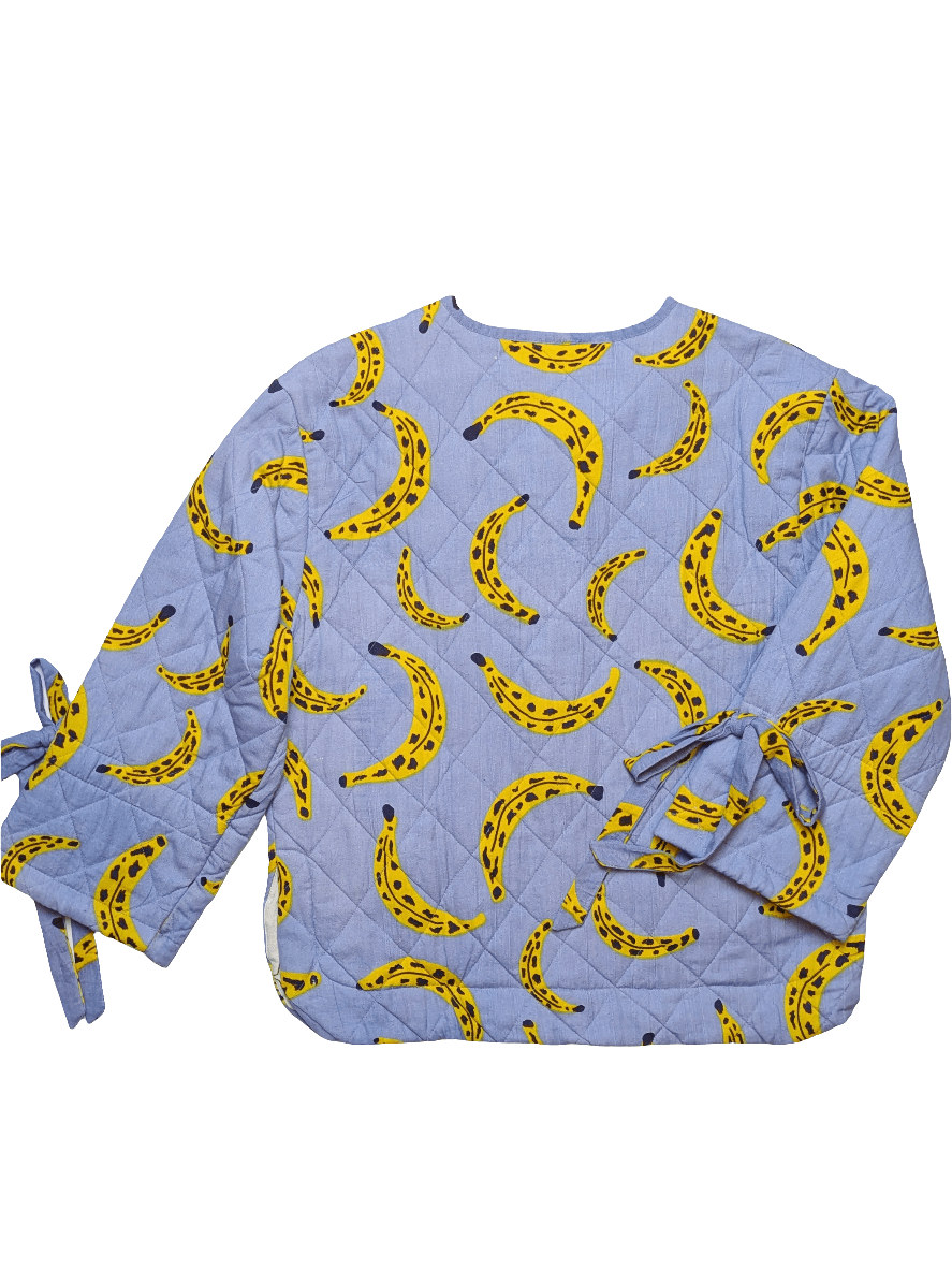Cool Banana / Magic Mushroom reversible quilted jacket - Periodical Powers