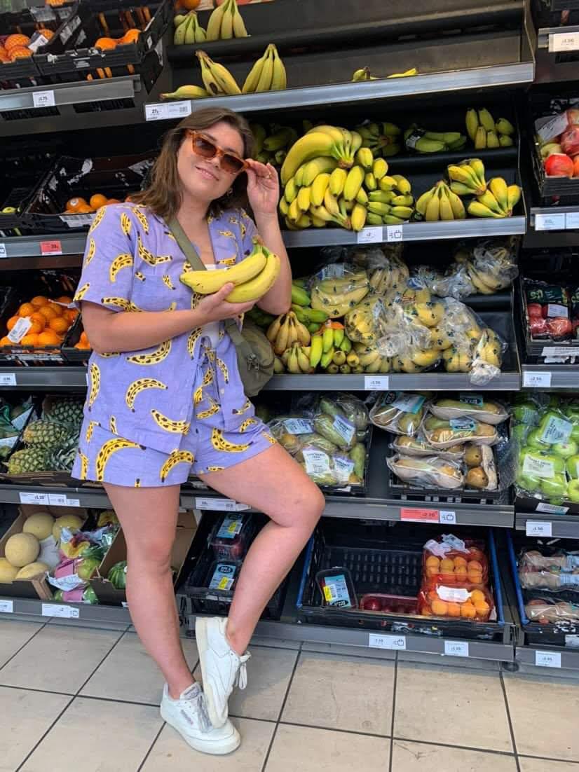 Cool Bananas Drawstring Shorts - Periodical Powers