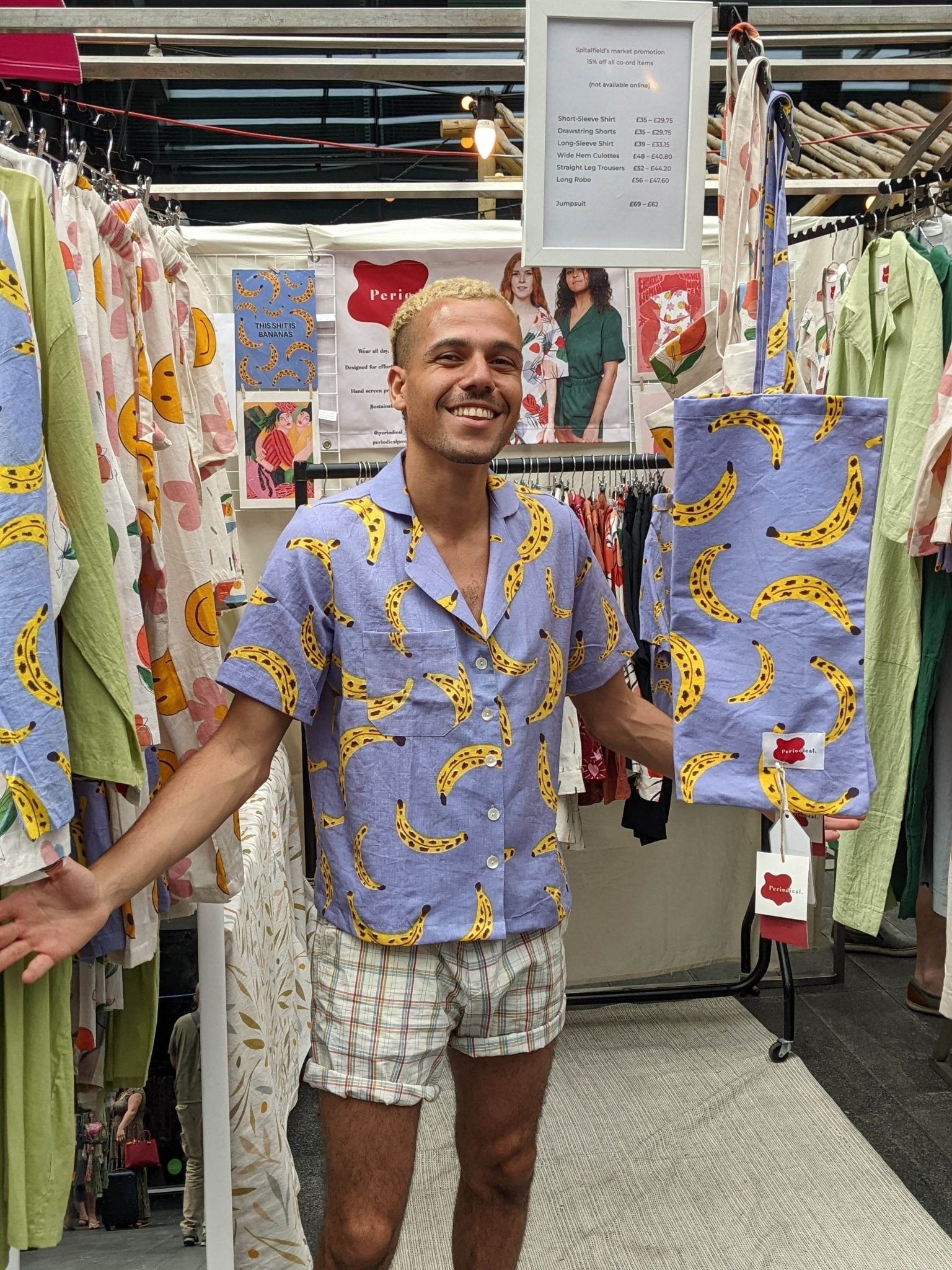 Cool Bananas Short Sleeve Shirt - Periodical Powers