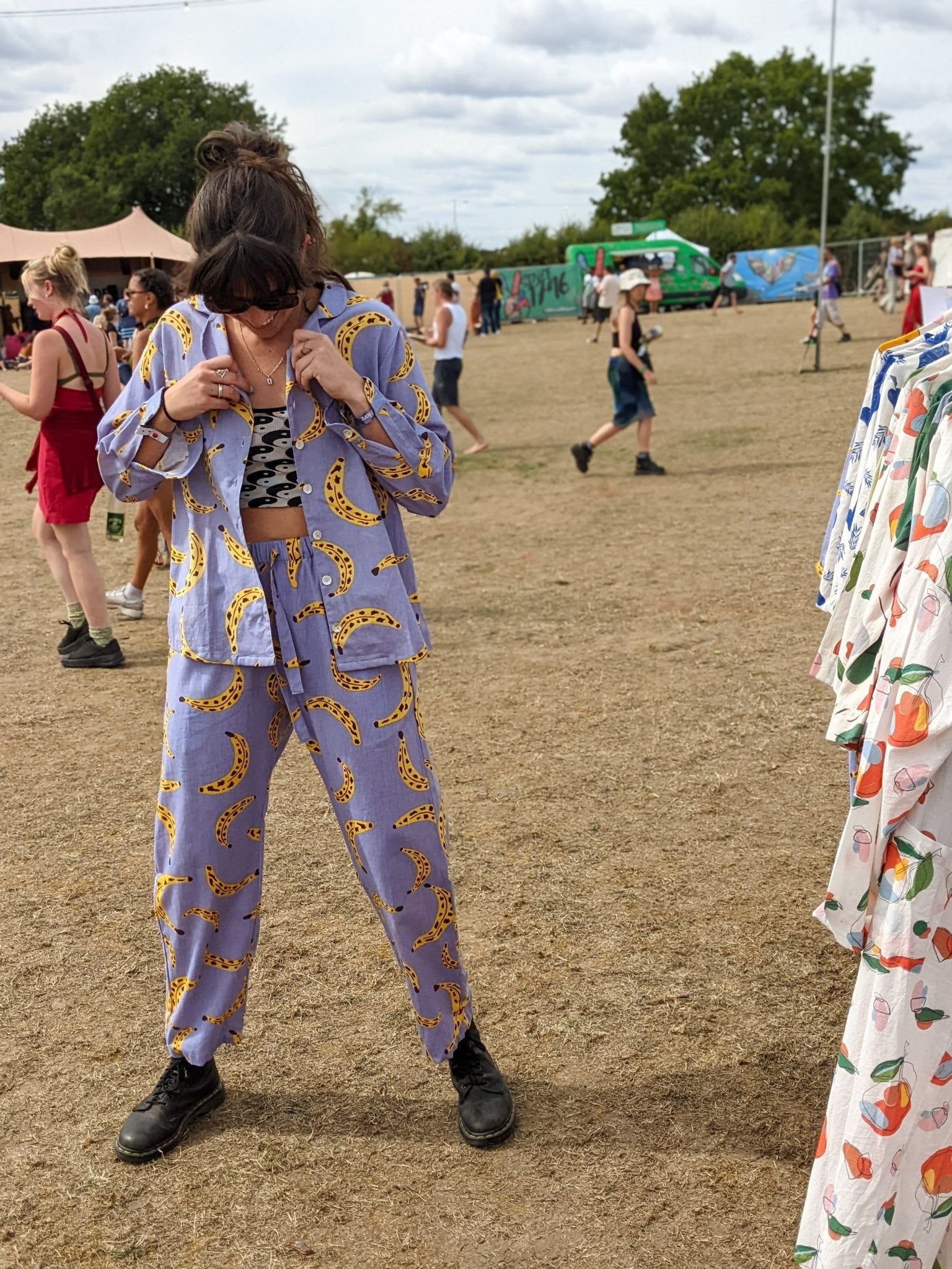 Cool Bananas Straight Leg Trousers - Periodical Powers