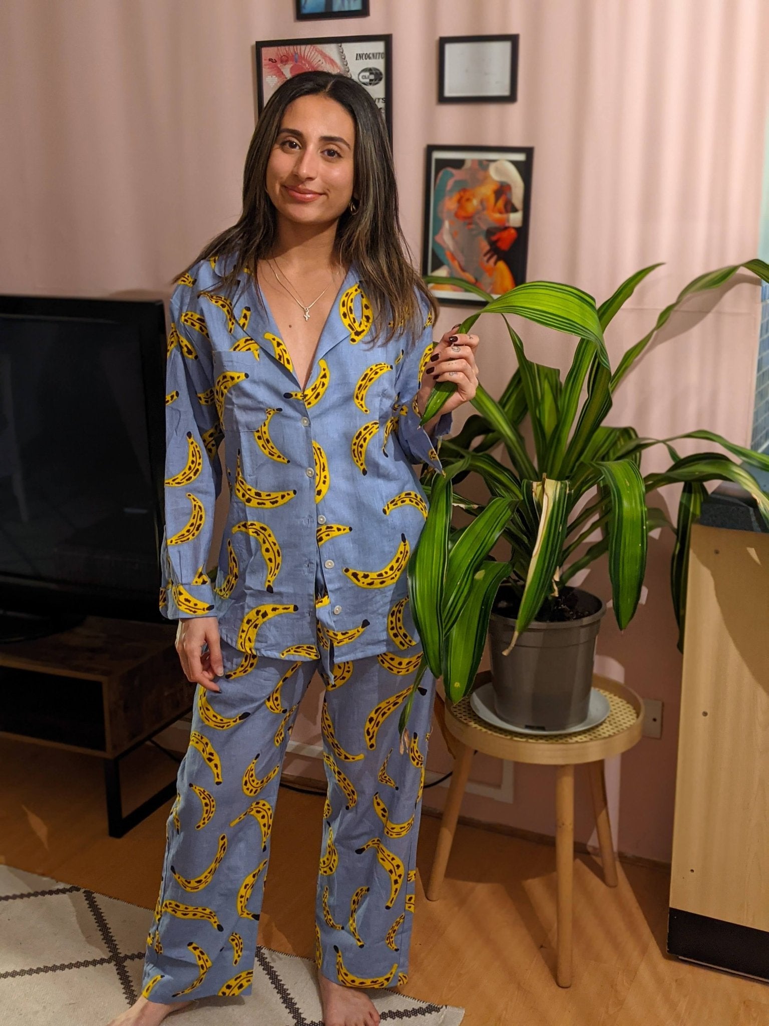 Cool Bananas Straight Leg Trousers - Periodical Powers