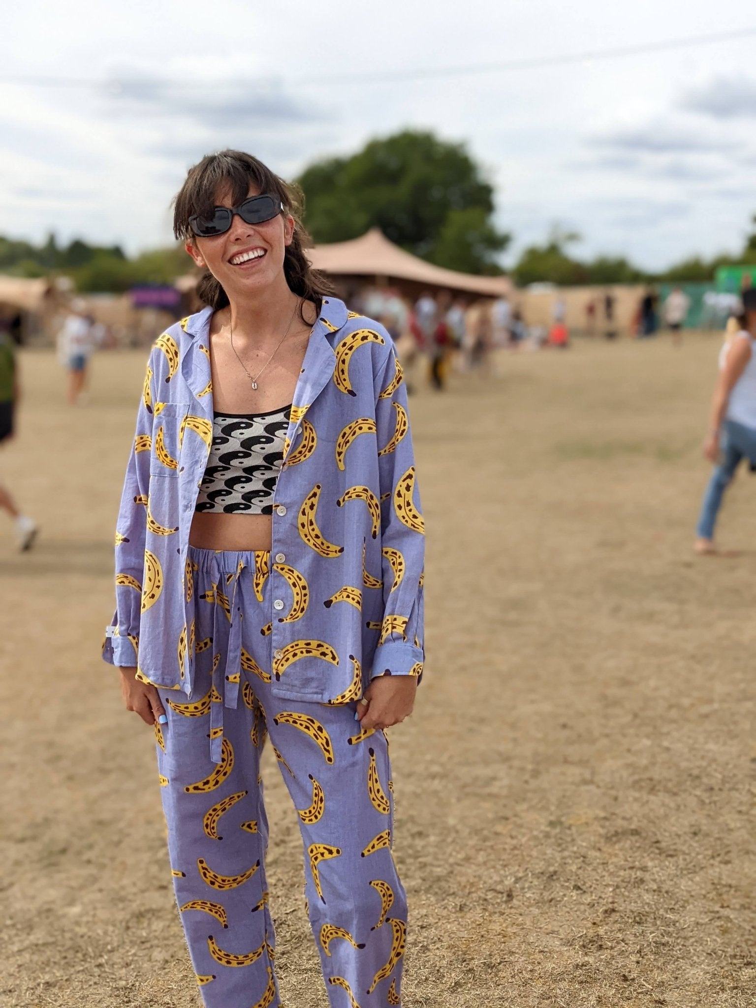 Cool Bananas Straight Leg Trousers - Periodical Powers