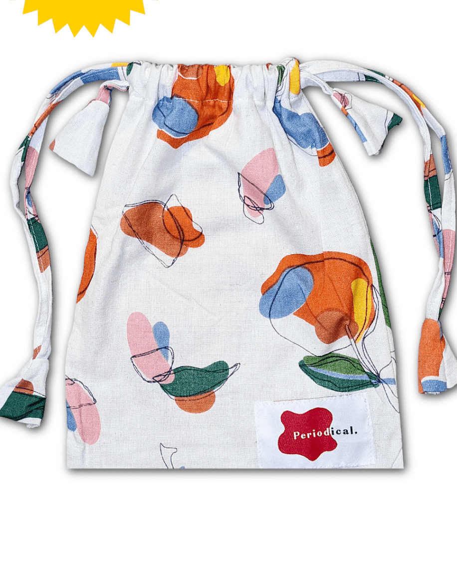 Drawstring Cotton Gift Bag - Periodical Powers