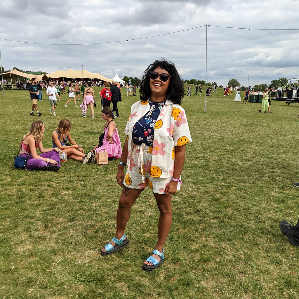 Happy Hippy Drawstring Shorts - Periodical Powers