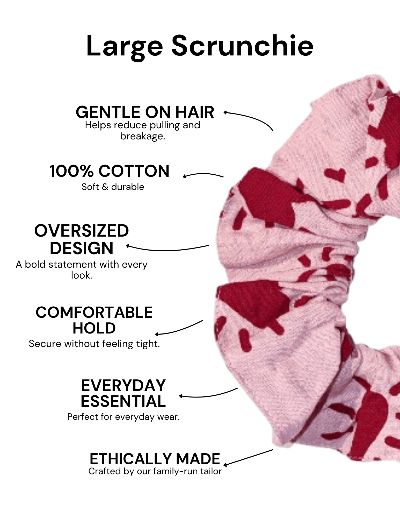 Large Love Shine Scrunchie - Periodical Powers