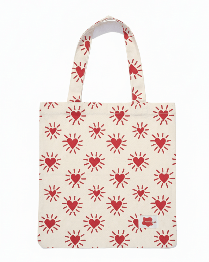 Love Shine Giant Tote Bag (Blush Pink) - Periodical Powers