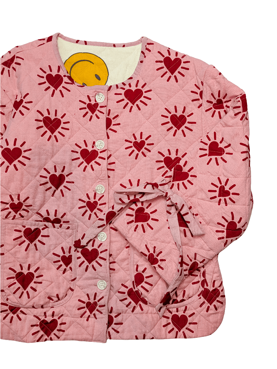 Love Shine / Happy Hippy reversible quilted jacket - Periodical Powers