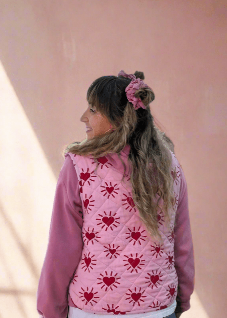Love Shine / Happy Hippy reversible quilted waistcoat - Periodical Powers