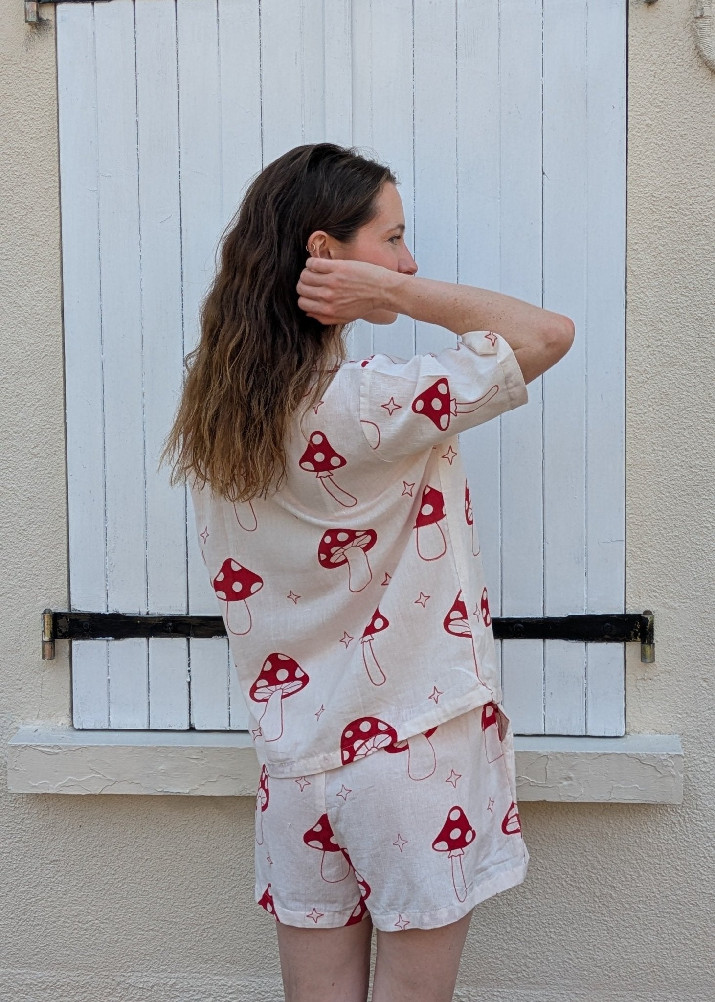 Magic Mushroom Drawstring Shorts - Periodical Powers