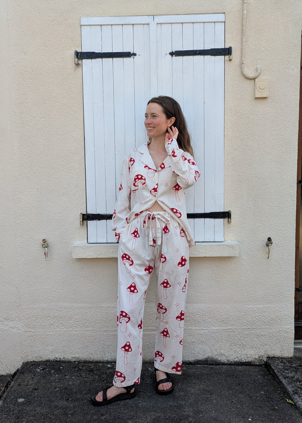 Magic Mushroom Straight Leg Trousers - Periodical Powers