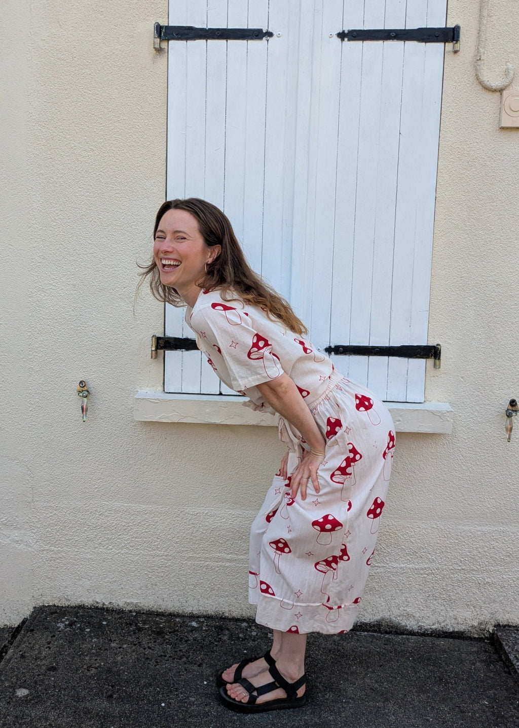 Magic Mushroom Wide Hem Culottes - Periodical Powers
