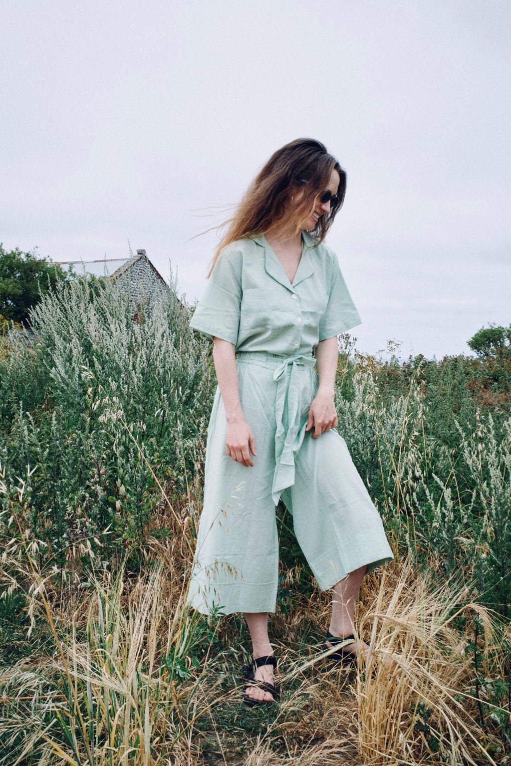 Matcha Wide Hem Culottes - Periodical Powers