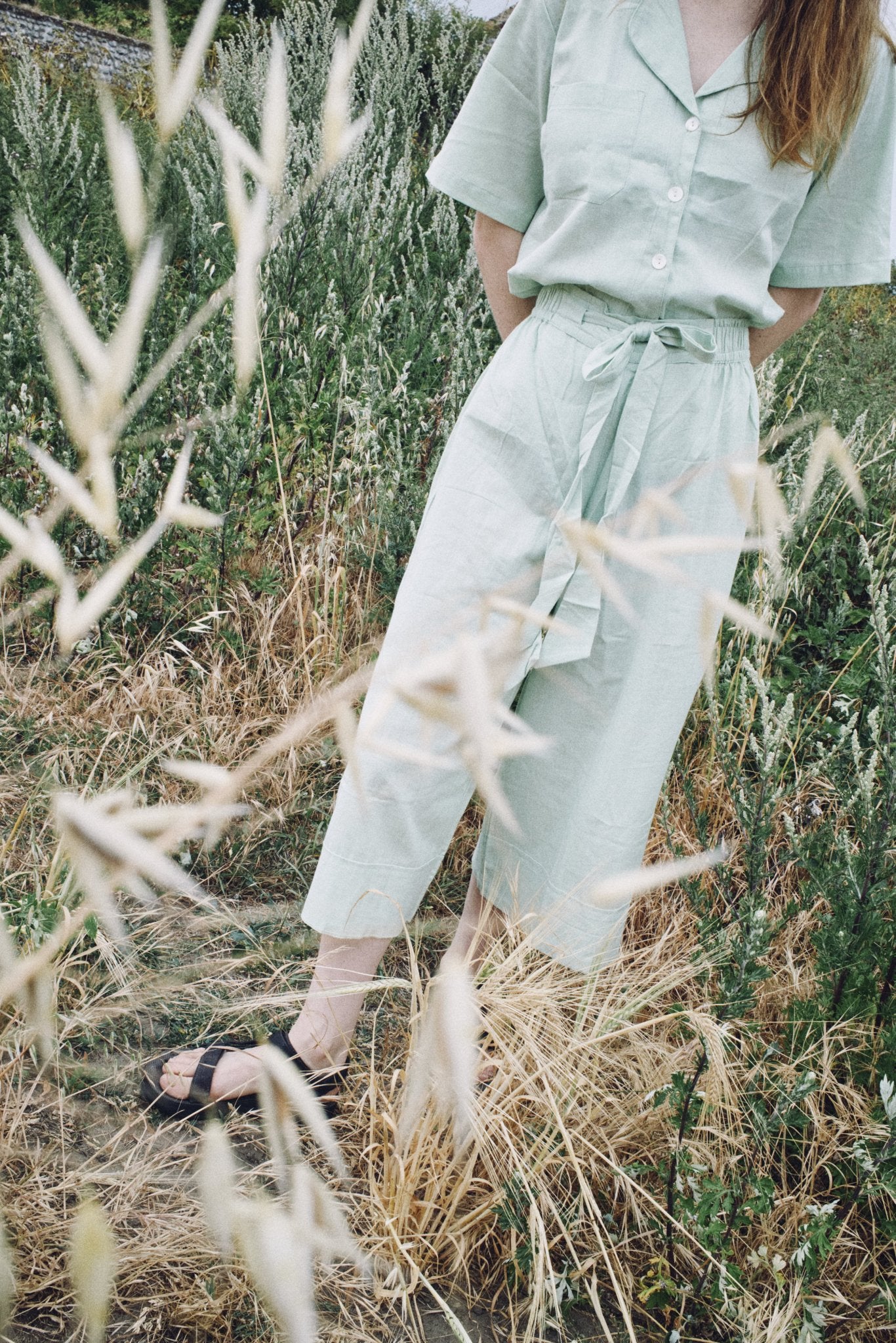Matcha Wide Hem Culottes - Periodical Powers