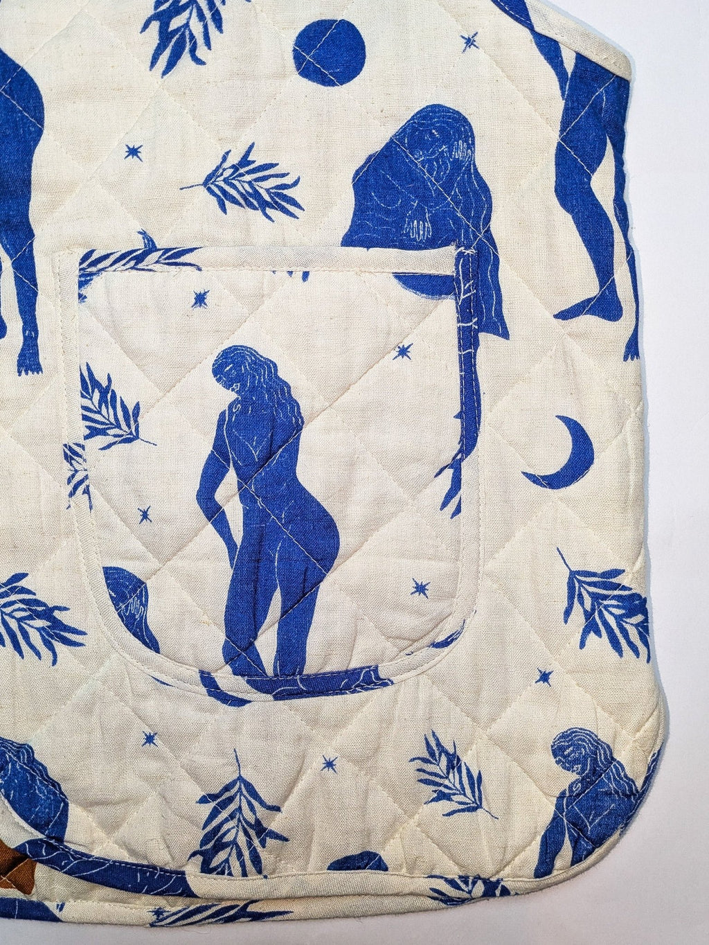Moonlight & Abstract reversible quilted waistcoat - Periodical Powers