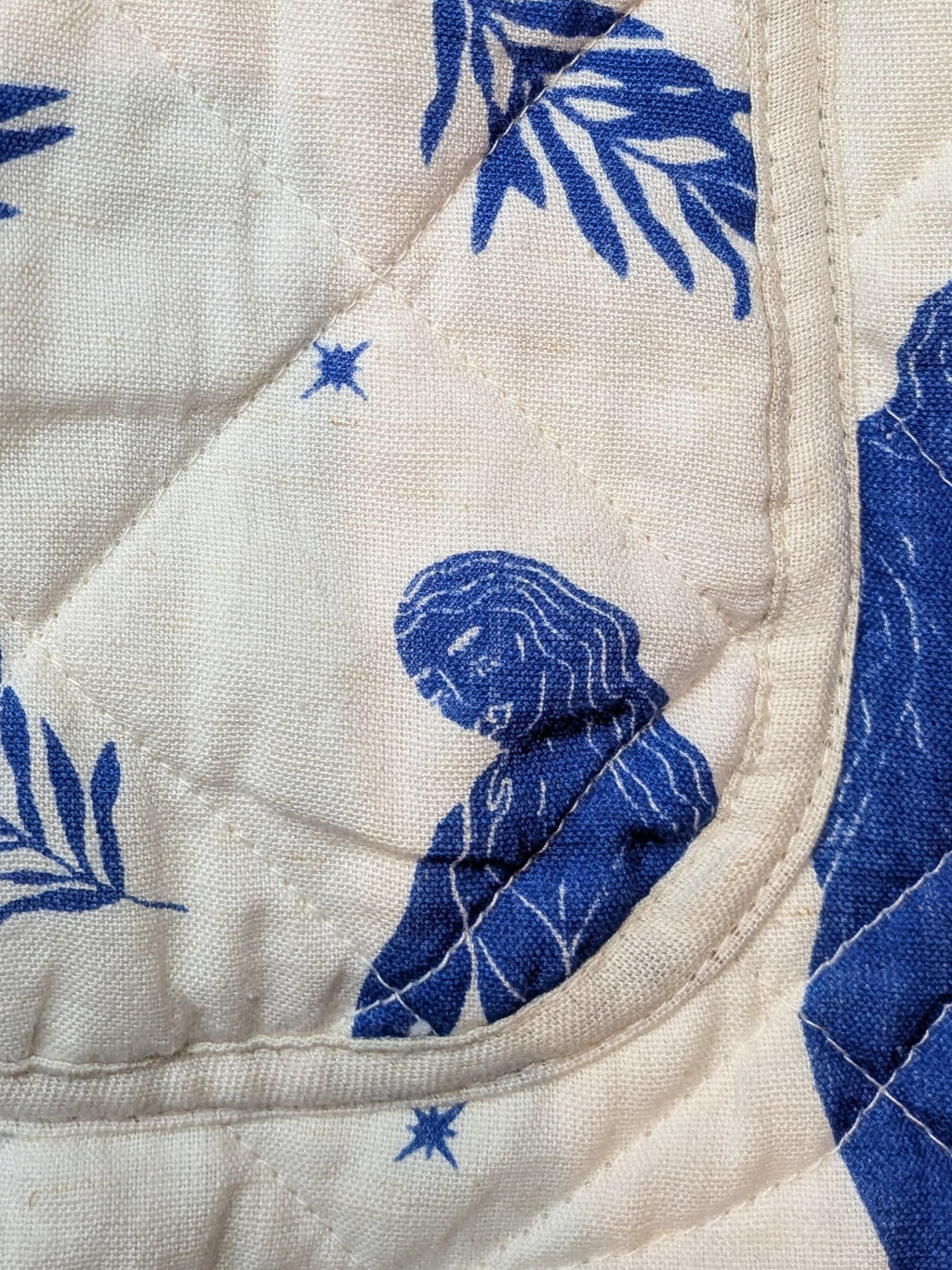Moonlight Rituals/ Abstract reversible quilted jacket - Periodical Powers