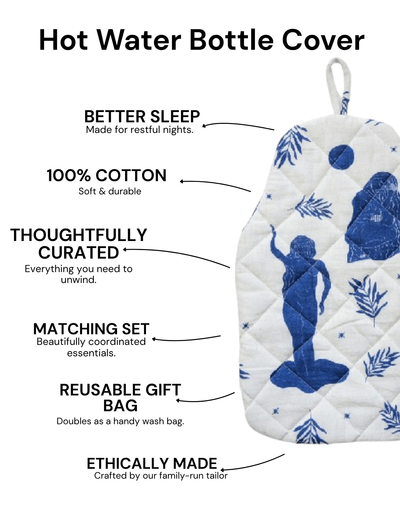 Orange Harvest Hot Water Bottle Cover - Periodical Powers