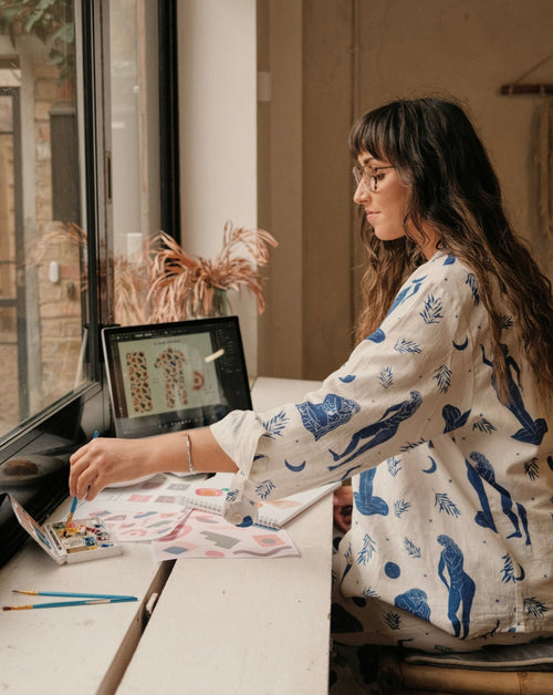 (Pink - ish) Moonlight Rituals Long Sleeve Shirt - Periodical Powers