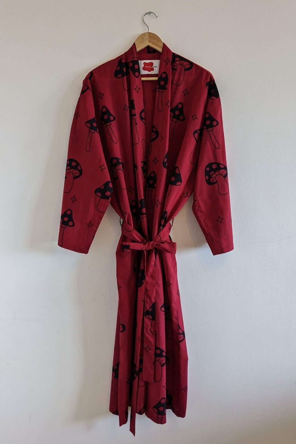 Red & Black Mushroom Robe - Periodical Powers