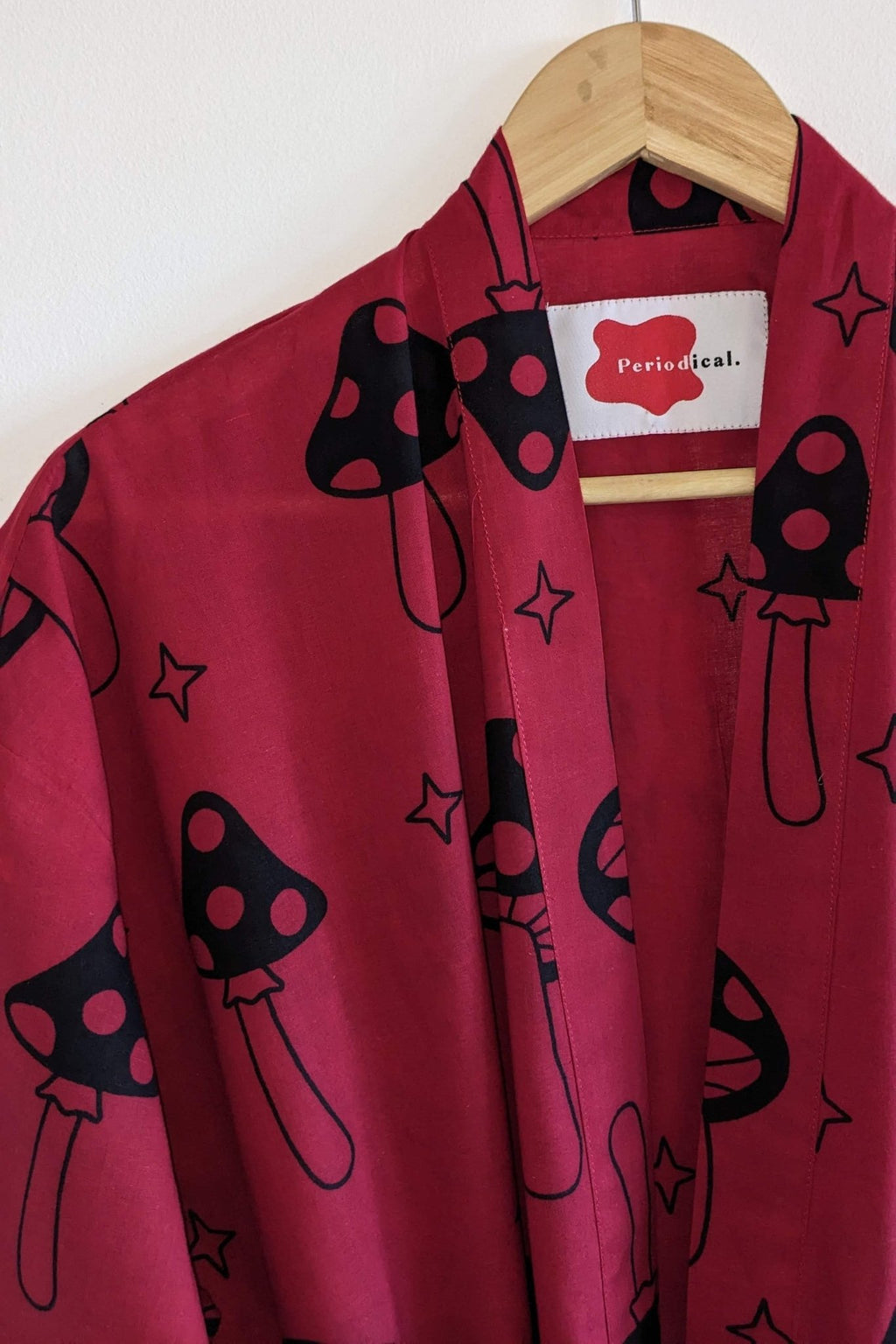 Red & Black Mushroom Robe - Periodical Powers