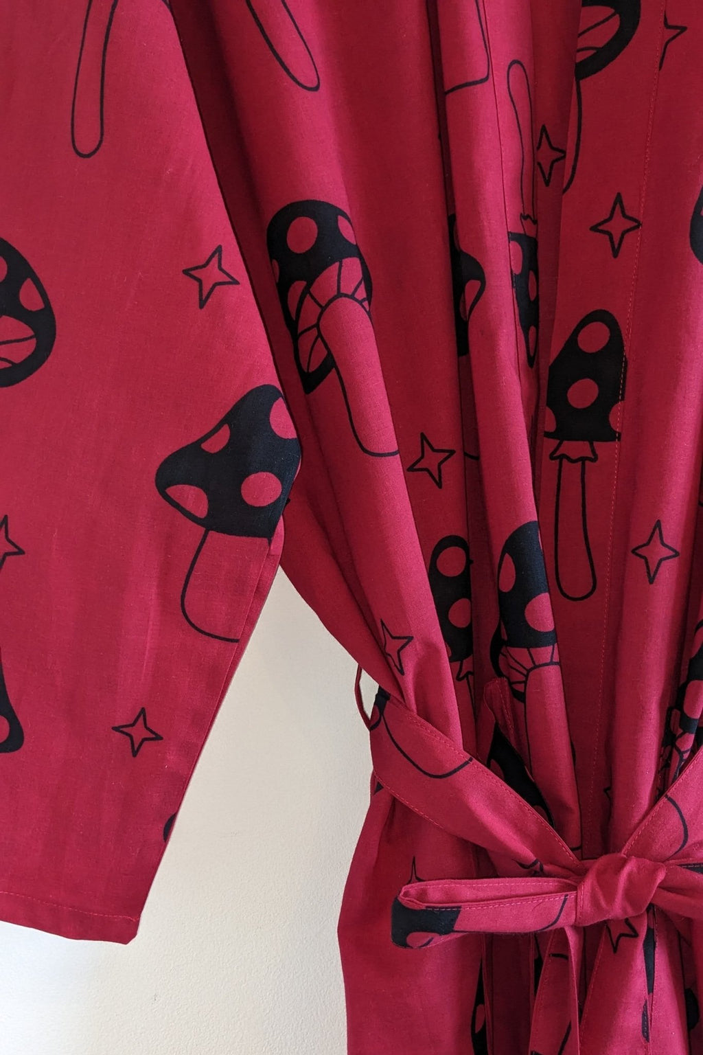 Red & Black Mushroom Robe - Periodical Powers