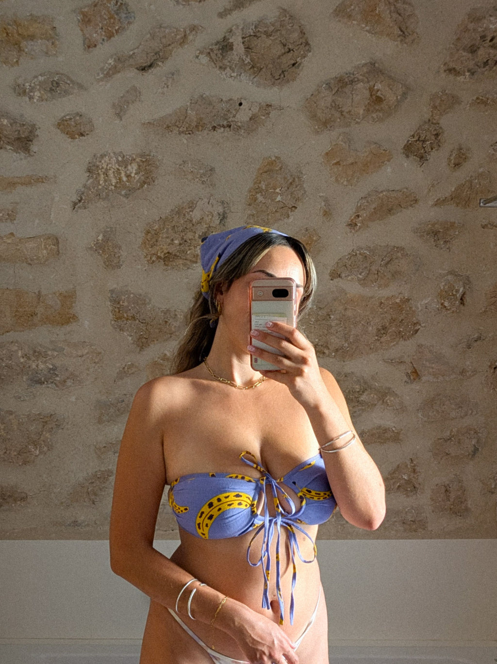Cotton Bikini Top