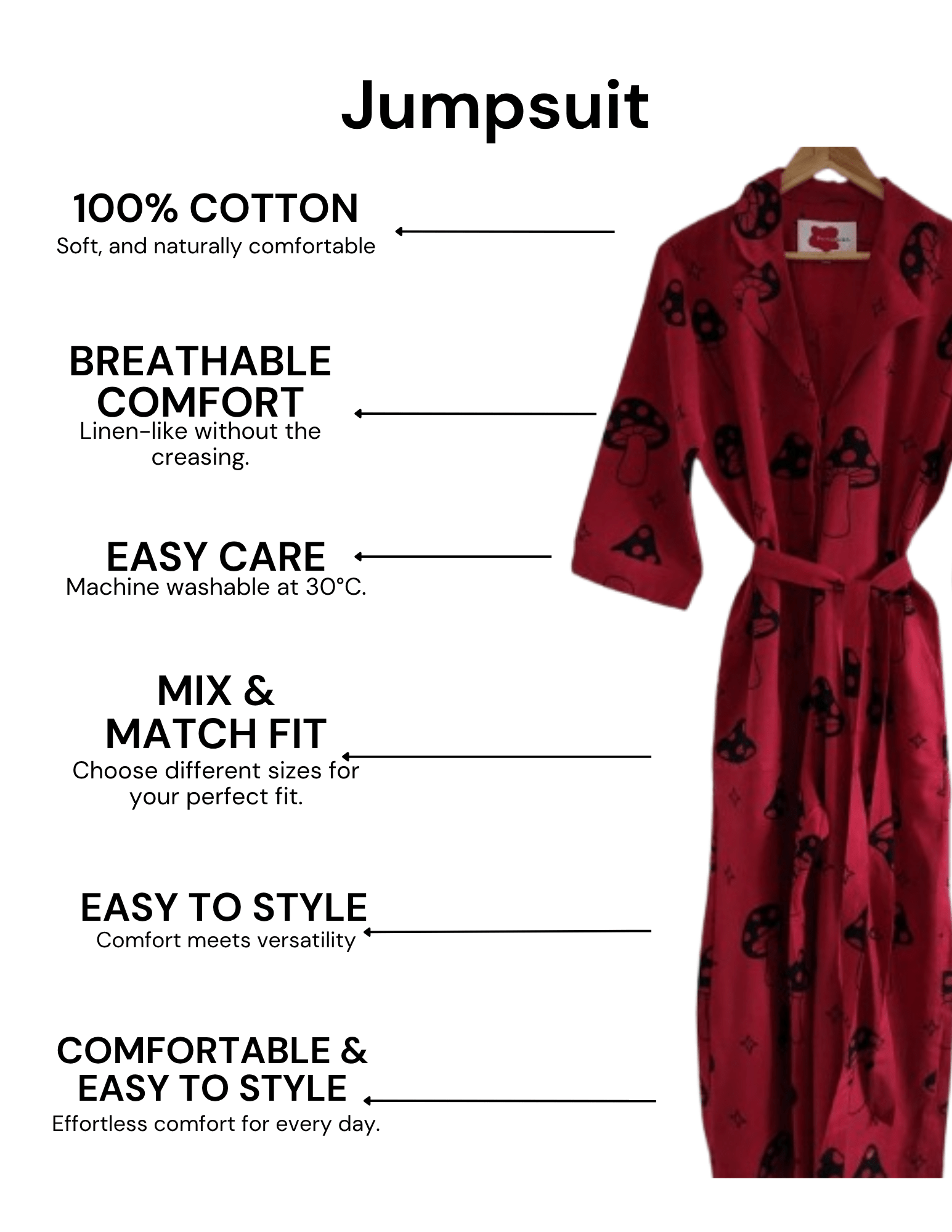 Womankind Jumpsuit - Periodical Powers