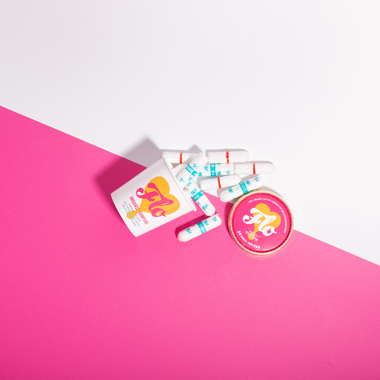 FLO Eco Non-Applicator Tampon Tub