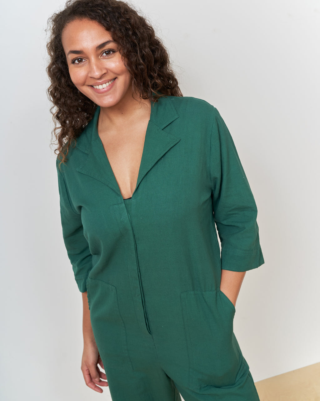 Forest Green Jumpsuit
