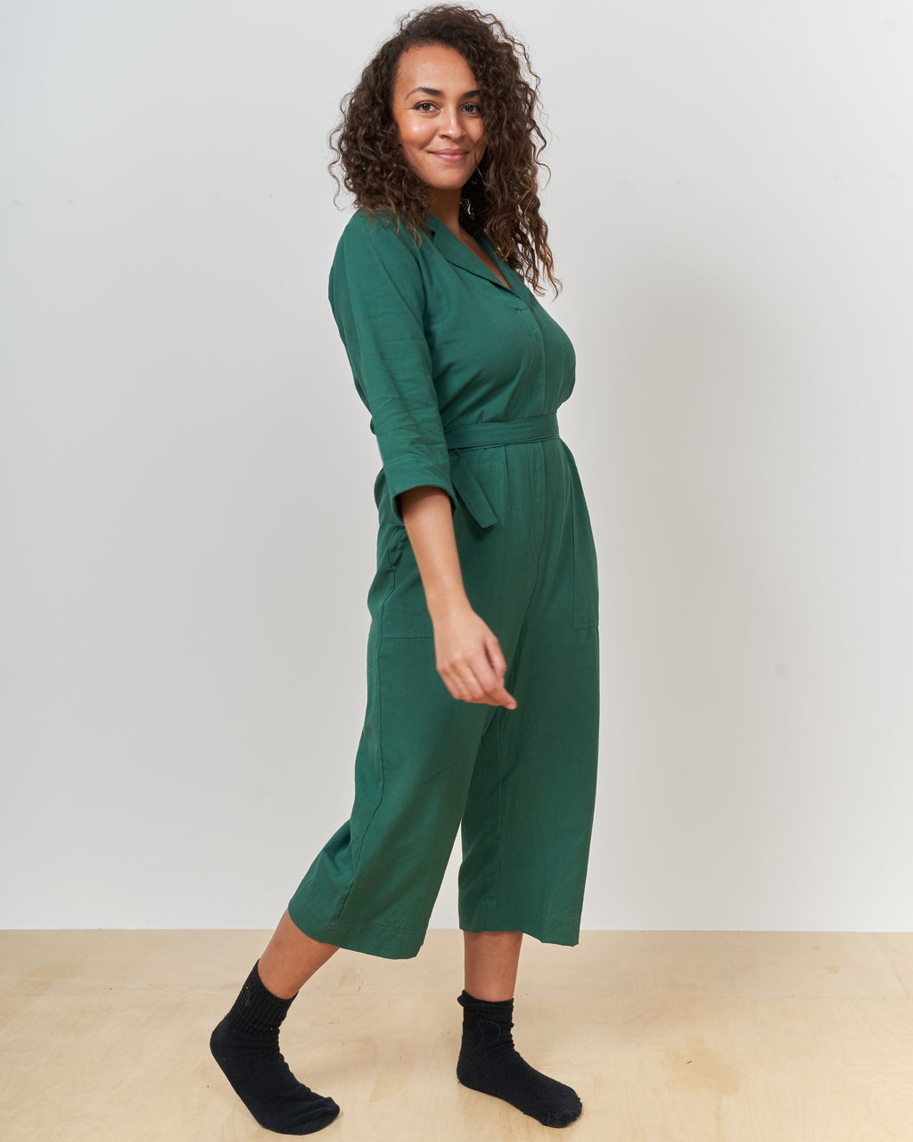 Forest Green Jumpsuit