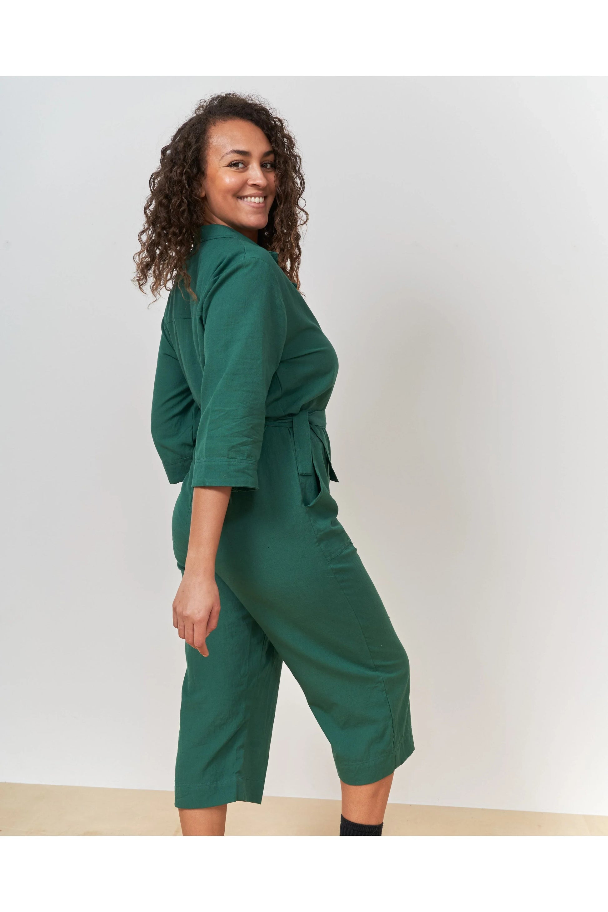 Forest Green Jumpsuit