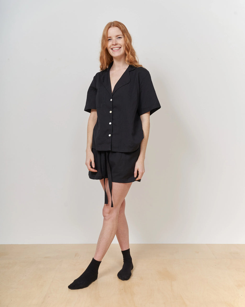 Classic Black Short Sleeve Shirt