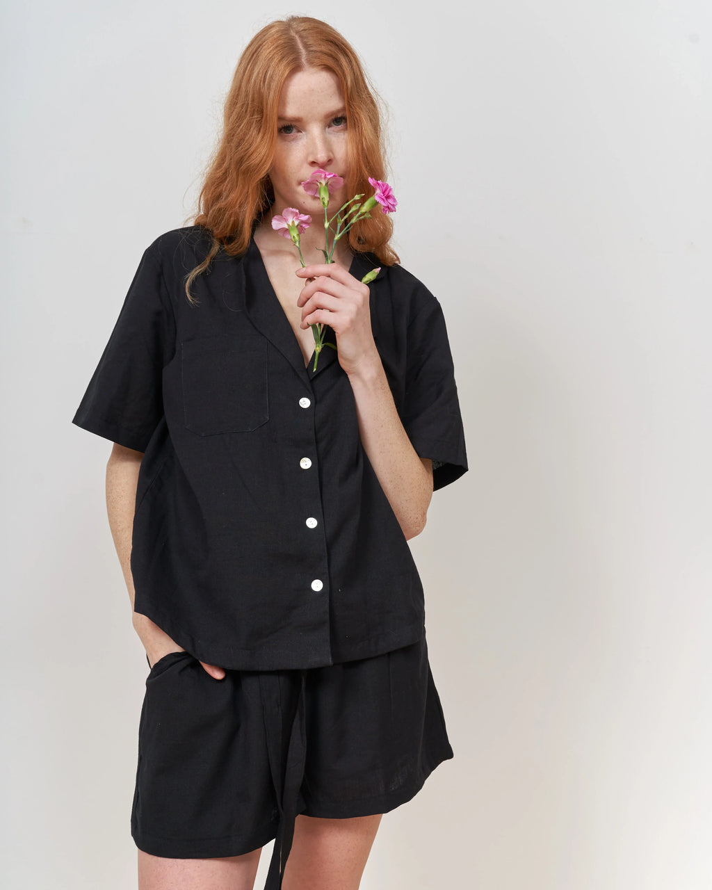 Classic Black Short Sleeve Shirt