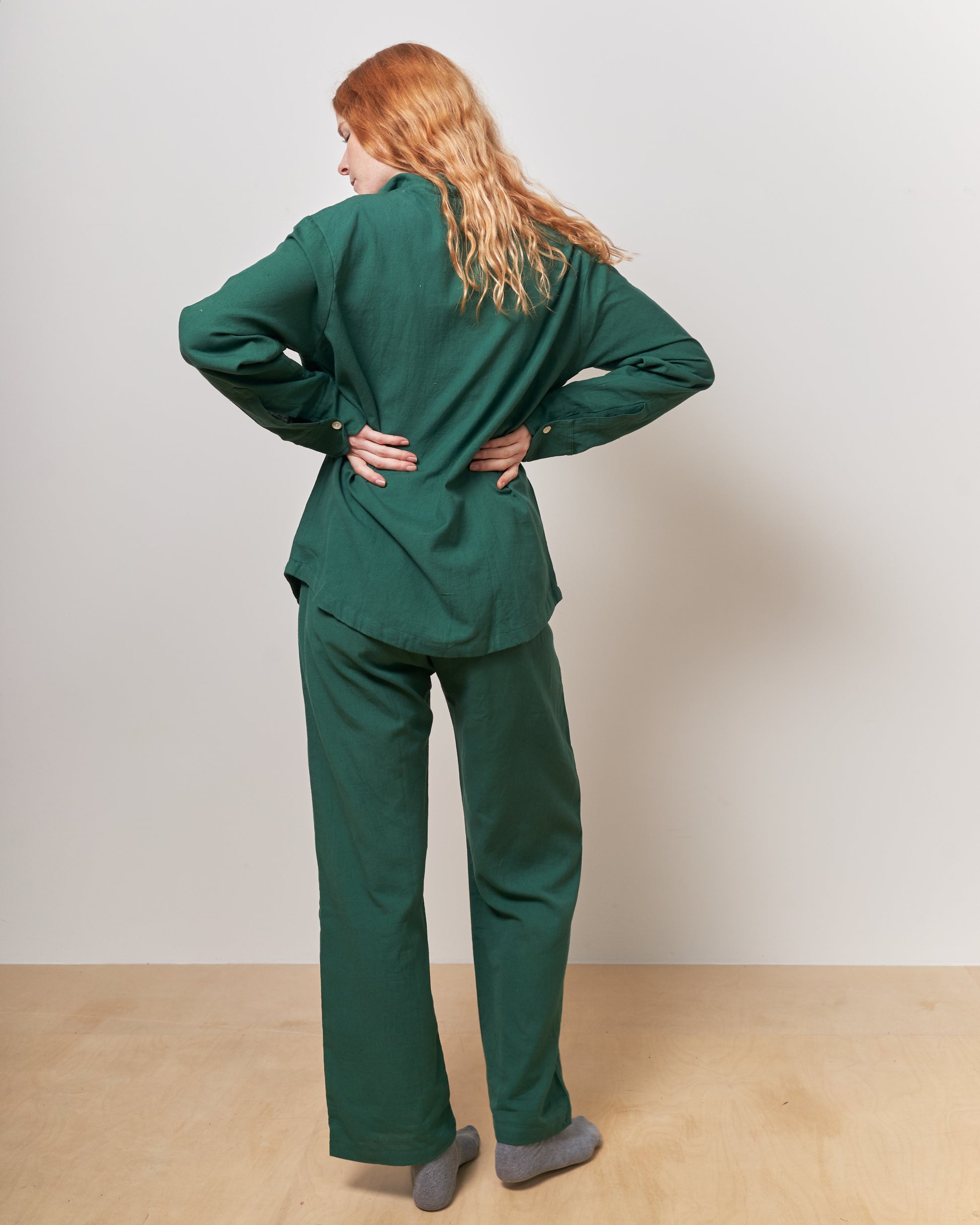 Forest Green Long Sleeve Shirt